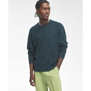 Mode of One Mens Deep Malachite Green Crewneck Sweater Large NWT